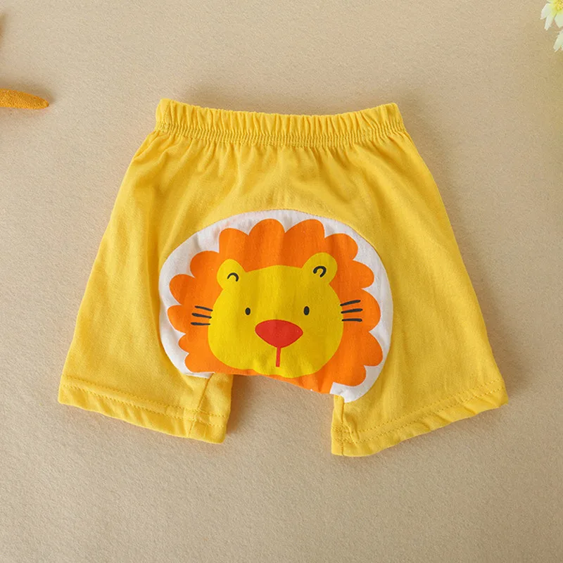 Летние тонкие детские штаны из полипропилена Короткие штаны для маленьких мальчиков и девочек хлопковые шорты с рисунком для маленьких детей, трусики пляжные шорты для малышей