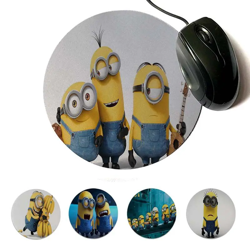 

MaiYaCa The Minions Unique Desktop Pad Game Mousepad 20x20cm 22x22cm diameter round mouse pad