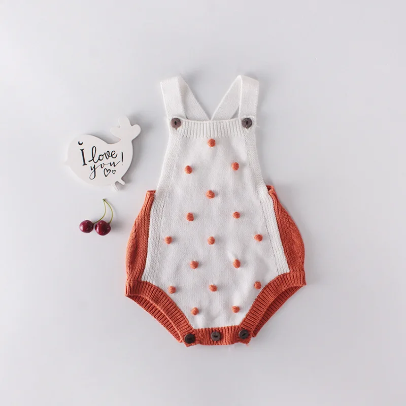 Baby Bodysuits for boy New Baby Boys Spring Clothes Baby Bodysuits Handmade Prom Toddler Girls Bodysuits Knit Bodysuits for Baby Girls Hair Ball Clothe Baby Bodysuits are cool