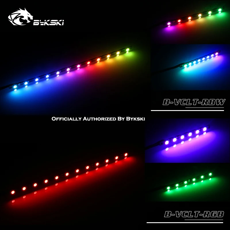Bykski B VCLT RBW/B RGB светодиодные лампы для блока процессора GPU 70 200 мм кулер с водяным