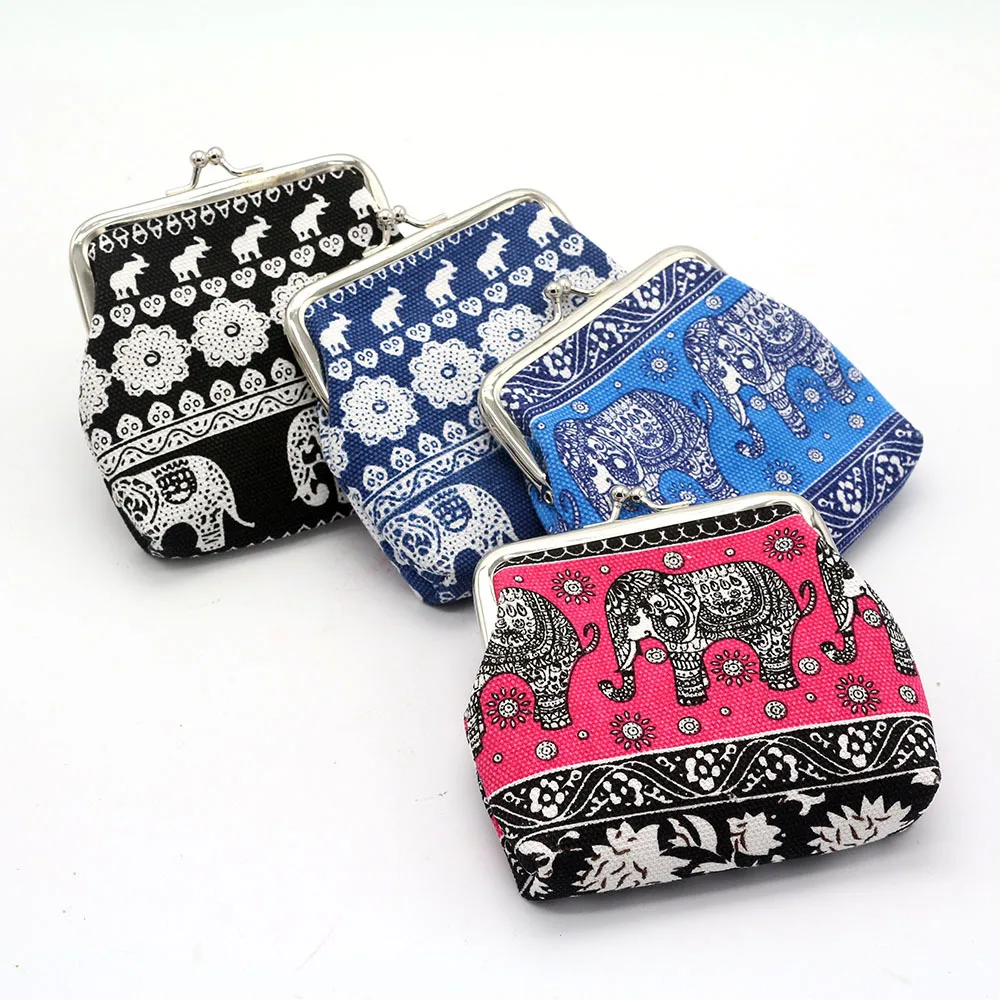 Leather Coin Purses & Pouches,Orange White Floral Change Purse Small Wallet For Women And Girls Travel Organizer Bags
