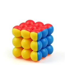 Yongjun Yuanzhu Круглый бисер шар 3x3x3 волшебный кубик витой кубик обучающий головоломка куб игрушка волшебный