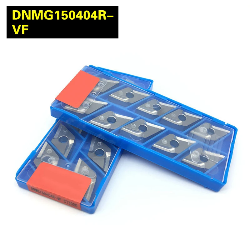 

50 PCS DNMG150404 R VF CT3000 Cermet Grade carbide inserts lathe cutter tools External turning tools CNC tools