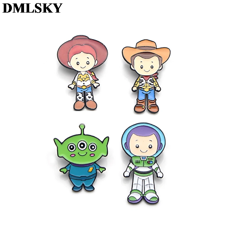 

DMLSKY Cartoon Enamel Pins and Brooches Lapel Pin Backpack Bags Badge Clothing Decoration Gifts M3597