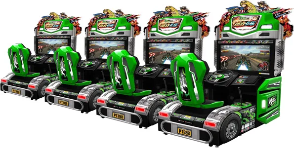 POWER TRUCK Car Racing Arcade Games Simulated racing machine Coin ...