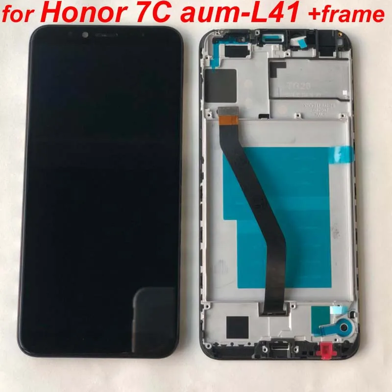 Сменный сенсорный ЖК экран 5 7 дюйма для Huawei Honor 7C с рамкой оригинальный|Экраны