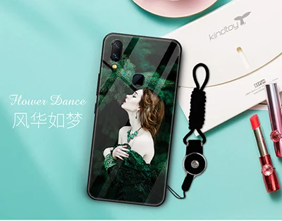 A1 ДЛЯ vivo Nex случай Мода для девочек закаленное стекло задняя крышка для vivo NexA ЧЕХОЛ ДЛЯ vivo N e х телефон случаях Обложка САППУ - Цвет: A1