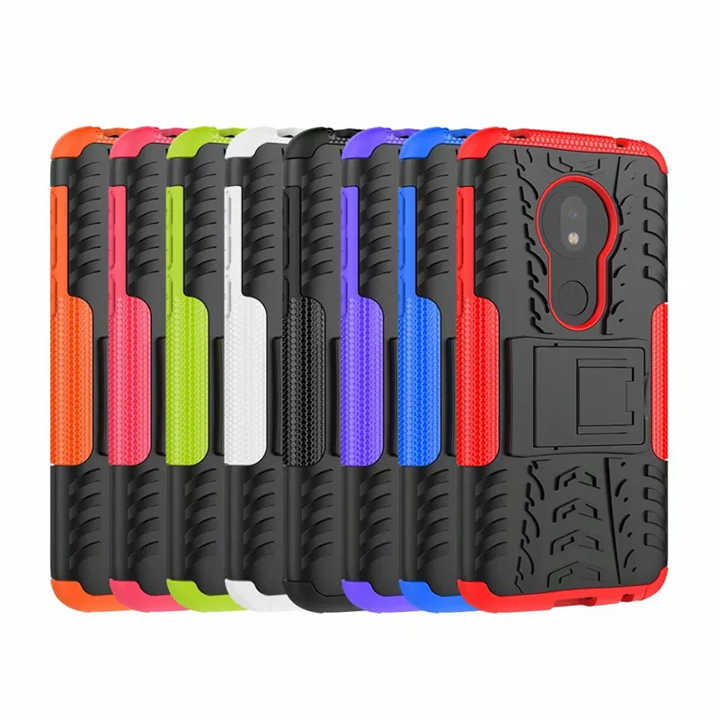 

G7Power Case for Motorola MOTO G7 Play / G7 Power Back Cover PC TPU Silicon Stand Armor Heavy Rugged Phone Celulars Fundas Coque