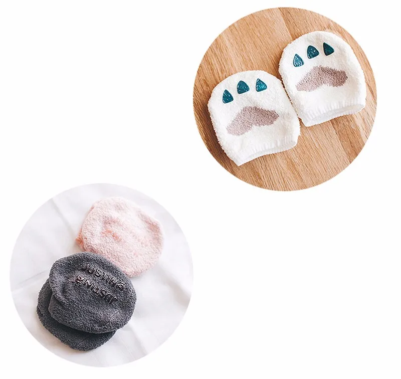 Warm Baby Girls Socks Coral Cashmere Floor Sock Autumn Winter Newborn Socks Cartoon Boys Photography Props Toddler Accessories (2)