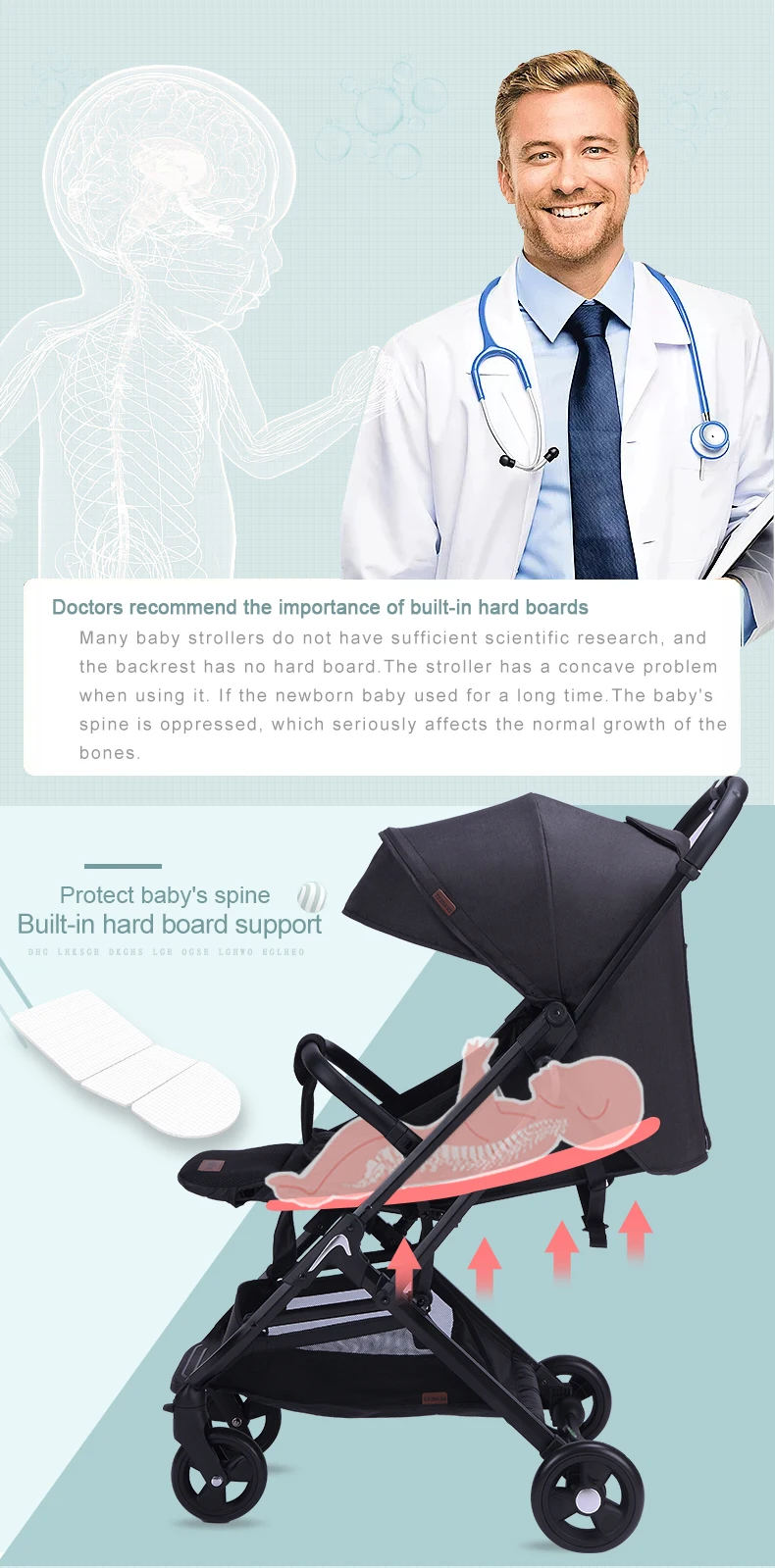 Carrinho de Bebê Sentar e Dobrar Querido Novo Kinderwagen Pode Portátil Luz Frete Grátis 2020 9 Querido carrinho de bebê 2020 novo kinderwagen
