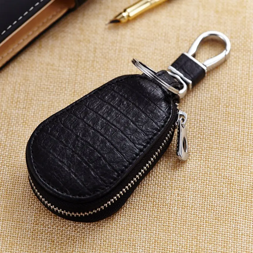 

new fashion Genuine leather key wallet car key cases unisex Multifunctional Crocodile key wallets Holder good quality