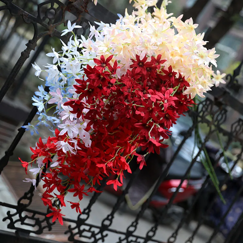 Flone Wedding Cherry Decoration Artificial Silk Flower Branch Fake Flowers Birthday Party Living Room Decoration Accessories (3)