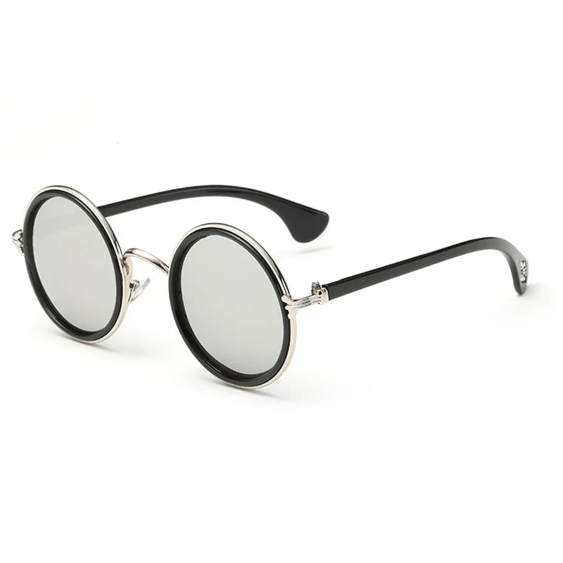 Patezim Men's Round Sunglasses for Women Branded Designer Male Fashion