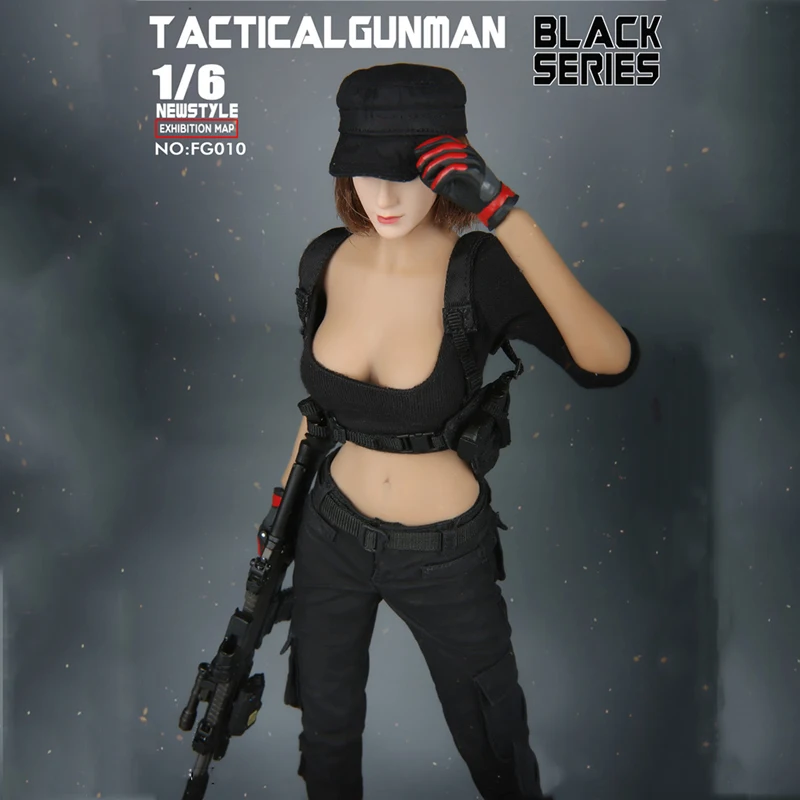1/6 женский костюм для стрельбы FG010 F Phicen Body Suntan Color Skin 12 дюймов PH экшн фигурка