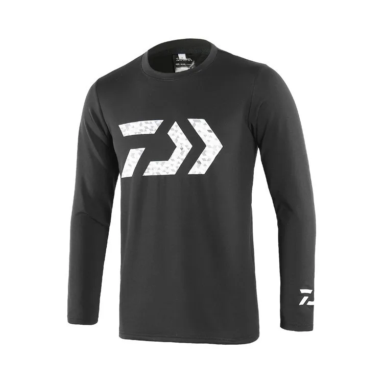 

1PC Men Autumn Winter Outdoor Dayiwa Fishing Clothing T-shirt Long Sleeve Fishing T-shirt Warm Clothes