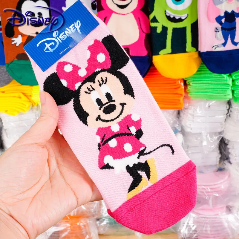 Disney cute Mickey cartoon cotton socks new design boat socks casual soft socks