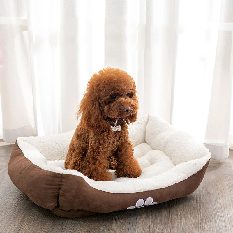 

JORMEL 2019 Pet Dog Bed Cushion House Puppy Cat Soft Warm Kennel Mat Blanket Washable Autumn Winter