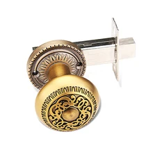 Retro Style European Carved Door Lock Deadbolt Lockset Background Door Knobs Lock Interior Invisible Hidden Door Handle Lock цена Retro Style European Carved Door Lock Deadbolt Lockset Background Door Knobs Lock Interior Invisible Hidden Door Handle Lock цены онлайн