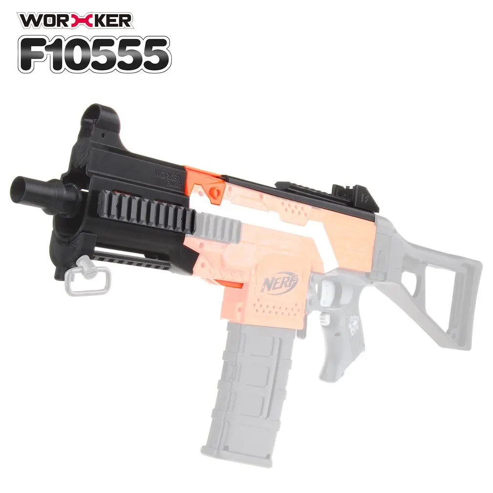 

Durable Wear Resistnt PC 3D Printing Modularized NO.171 Front Tube Kit+25cm Pipe Suitable for Nerf Stryfe Toys