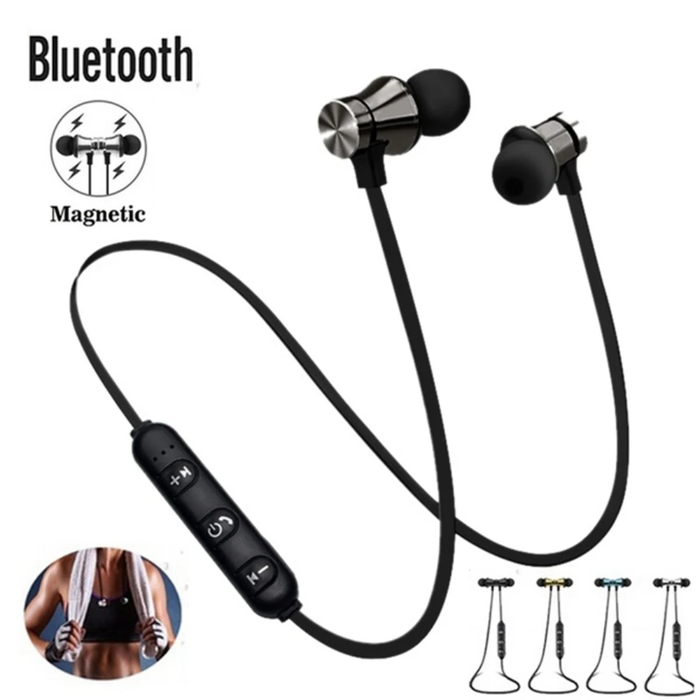 Magnetic Drahtlose bluetooth Kopfhörer musik headset Telefon Neckband sport Ohrhörer Kopfhörer mit