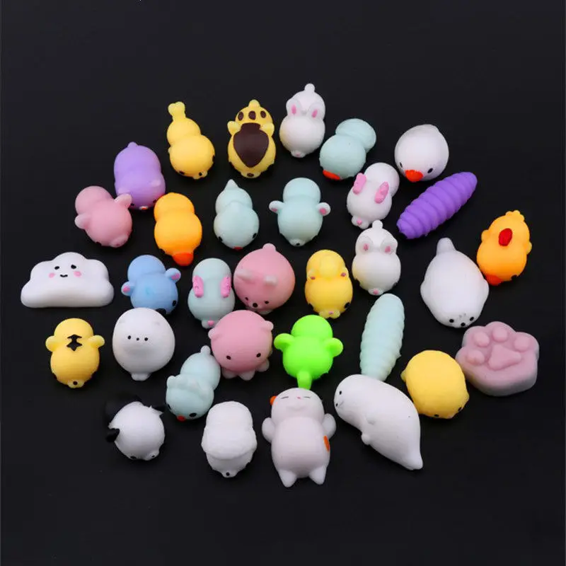 

1/5/10/25 Pcs Cute Animals Random Squishy Lot Slow Rising Fidget Toy Kawaii Hand Toys
