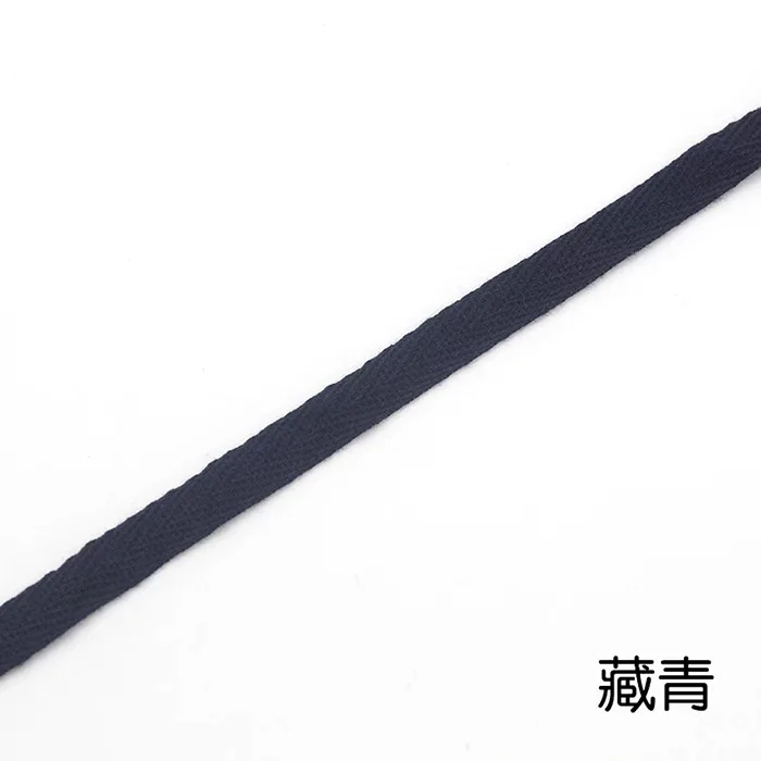 Navy blue Красочные 20 мм шеврон хлопок ленты тесьма сельдь Bonebinding ленты кружева обрезки для упаковки аксессуары DIY 5 ярдов - Цвет: Navy blue