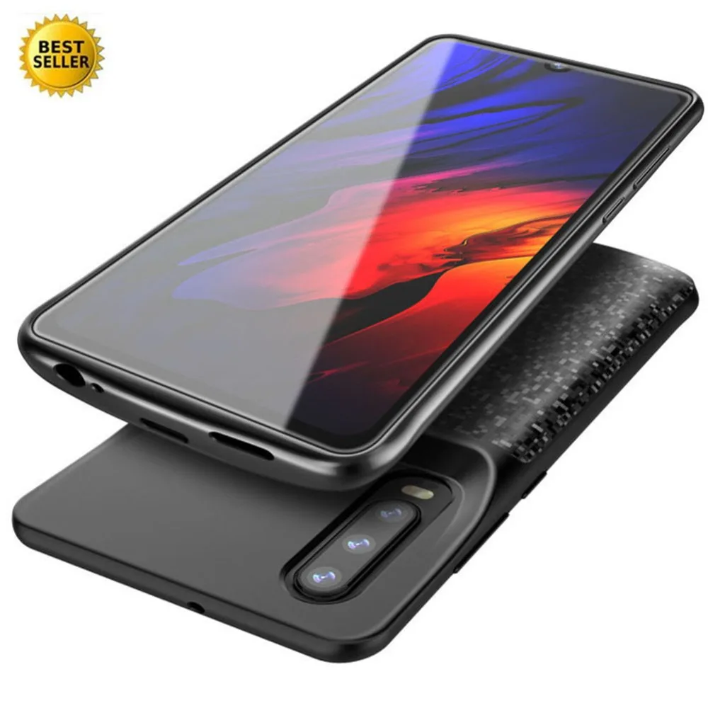 Для huawei P30 Lite Батарея чехол внешний Зарядное устройство крышка 4700 мА/ч Мощность