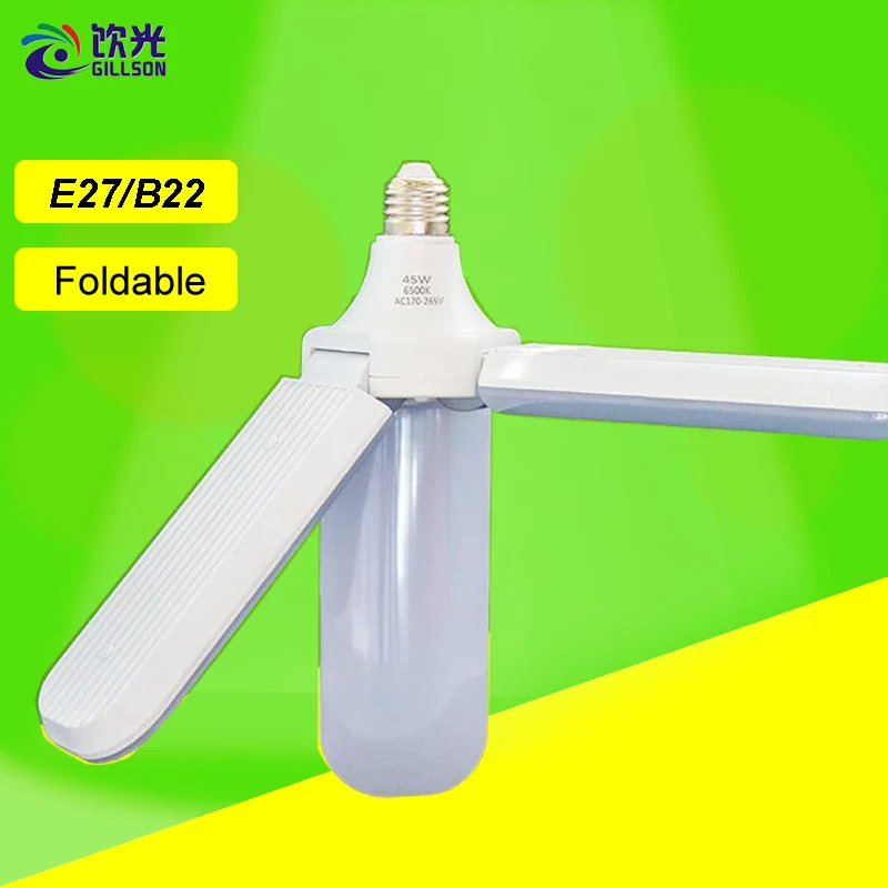 

Foldable Led Corn Bulb 36W E27 B22 SMD2835 Bar LED Bulbs Warm White 220V Living Room Novel Ceiling Lamp Mutil Beam Angle 228LEDs