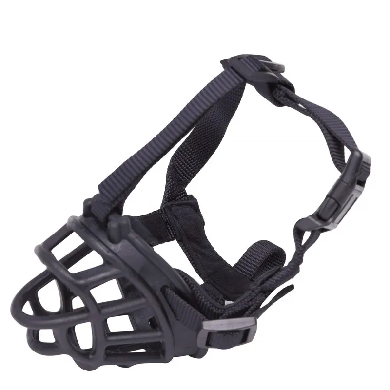 

Dog Muzzle Soft Silicone Training Basket Mouth Mask for Small Medium Large Dog Adjustable Muzzle for Pitbull Dogs Biking Barking