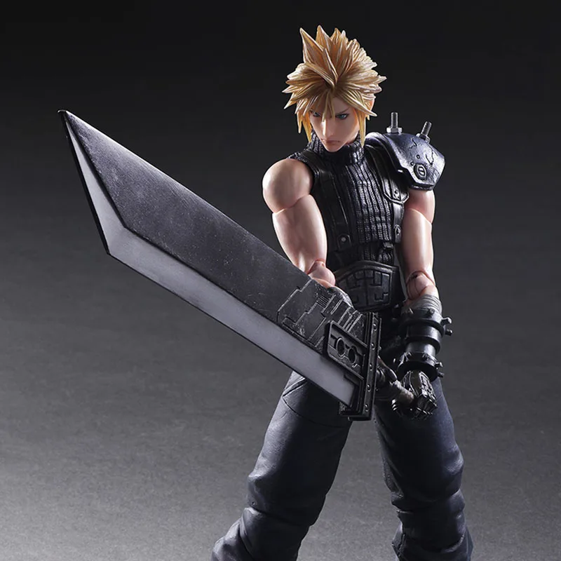 PLAY ARTS 27 cm Final Fantasy VII Cloud Strife Edition 2 PVC Action Figure Model Toys For Gift
PLAY ARTS 27 cm Final Fantasy VII Cloud Strife Edition 2 PVC Action Figure Model Toys For Gift