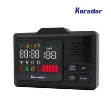 KARADAR LED GPS Radar Detector G-860STR Anti Radar Car Radar Detector Laser Radar Detector Strelka Car Detector Russian Voice