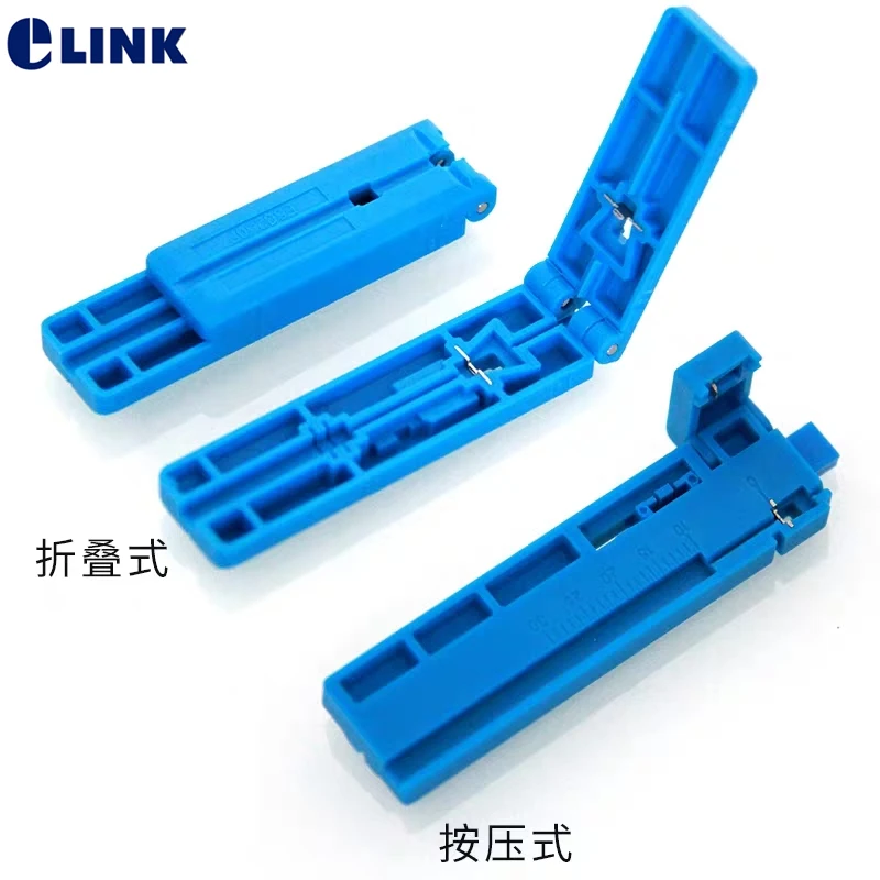 10pcs 2 in 1 Economical Fixed length Guiding rail fiber optic cable stripper optical fiber cutting guide ftth tool free shipping kit optical axis vertical horizontal linear guide rail cylindrical slide bar slide rail slide table slide seat for 3d printer
