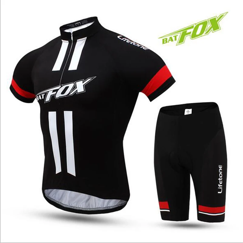 

BAT FOX 2016 100% Polyester Cycling Jersey Short Sleeve Cycling Clothing Breathable&Quick-Dry Cycling  Summer Cycling Set