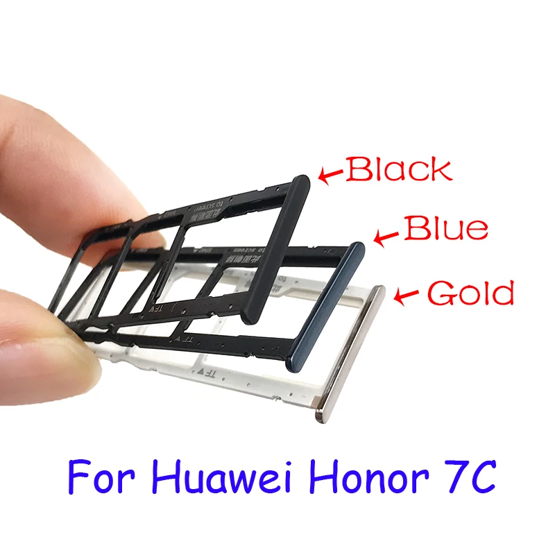 Запасные части для huawei Honor 7A 7C P слот для смарт-sim-карты слот для карты SD лоток держатель адаптер слот