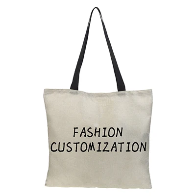 Женская Складная Сумочка, сумки на плечо, пляжная сумка с принтом собаки, женская сумка для покупок, льняная мягкая модная сумка на молнии для лета