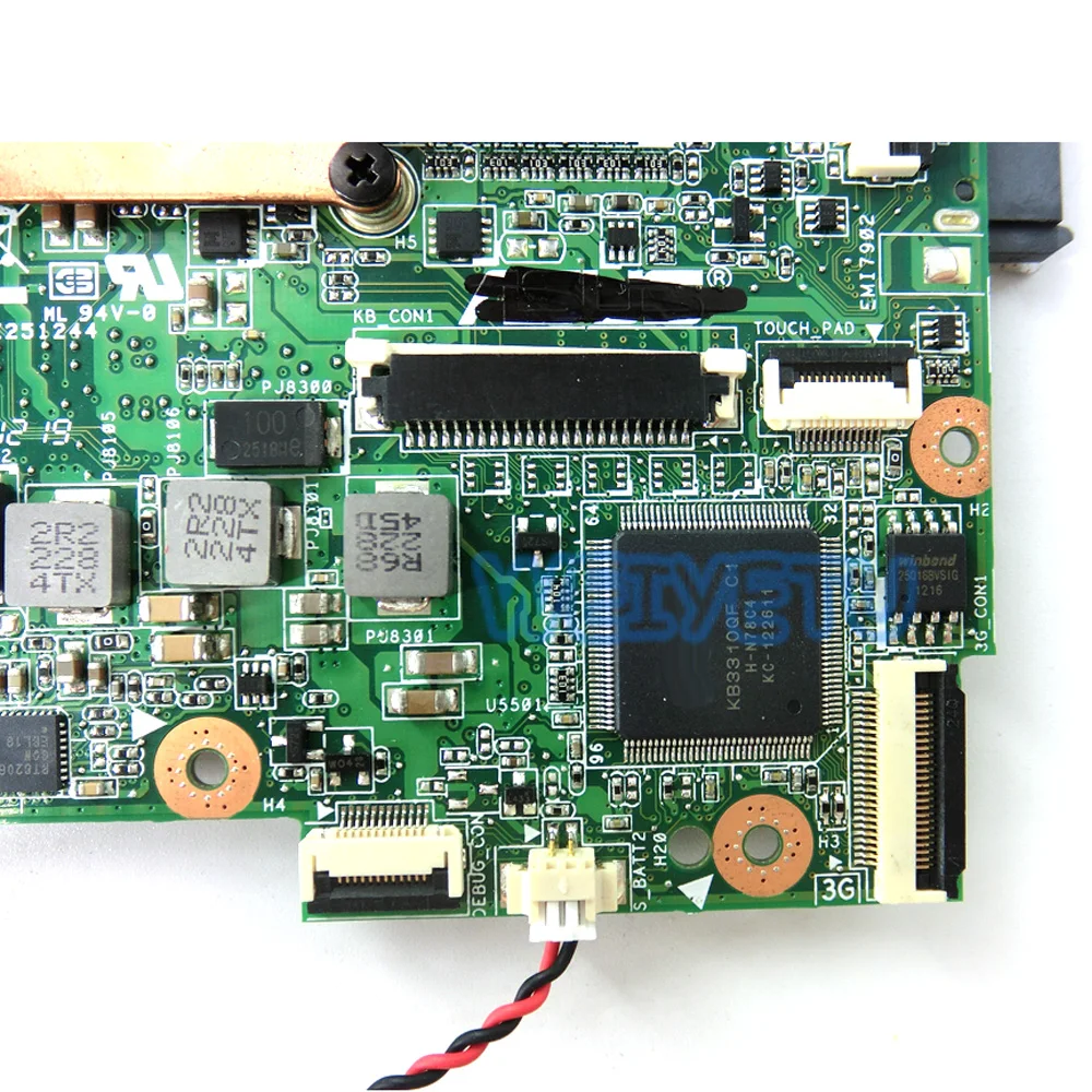 1025C материнская плата rev 1 2G с процессором Atom N2600 для ноутбука ASUS тест материнской