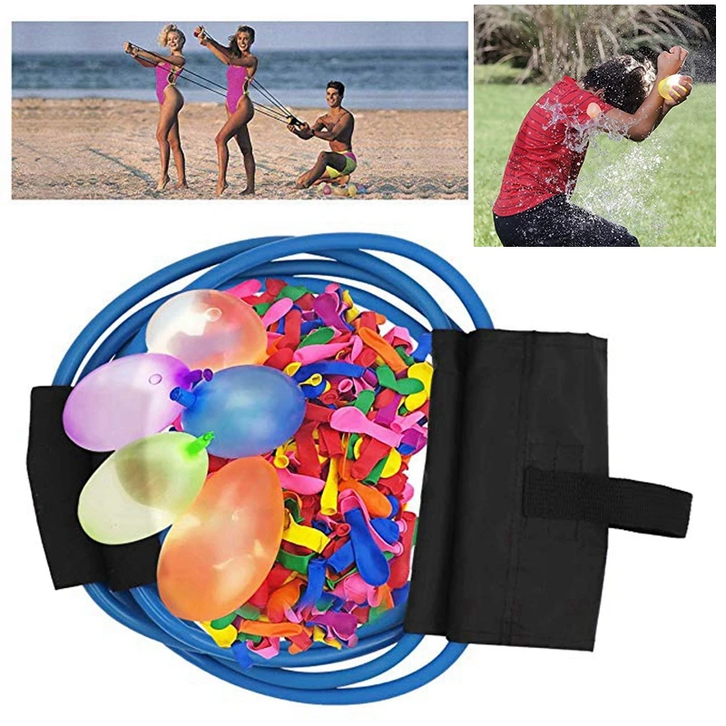 

222PCS Magic Water Balloons Launcher Waterbombs Swimming Pool Beach Kids Toys Balloon 3 Person Launchers War Game