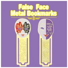 Венецианские маски металла Закладки Творческий канцелярские мода подарок для студентов школы и офиса нежный вырез