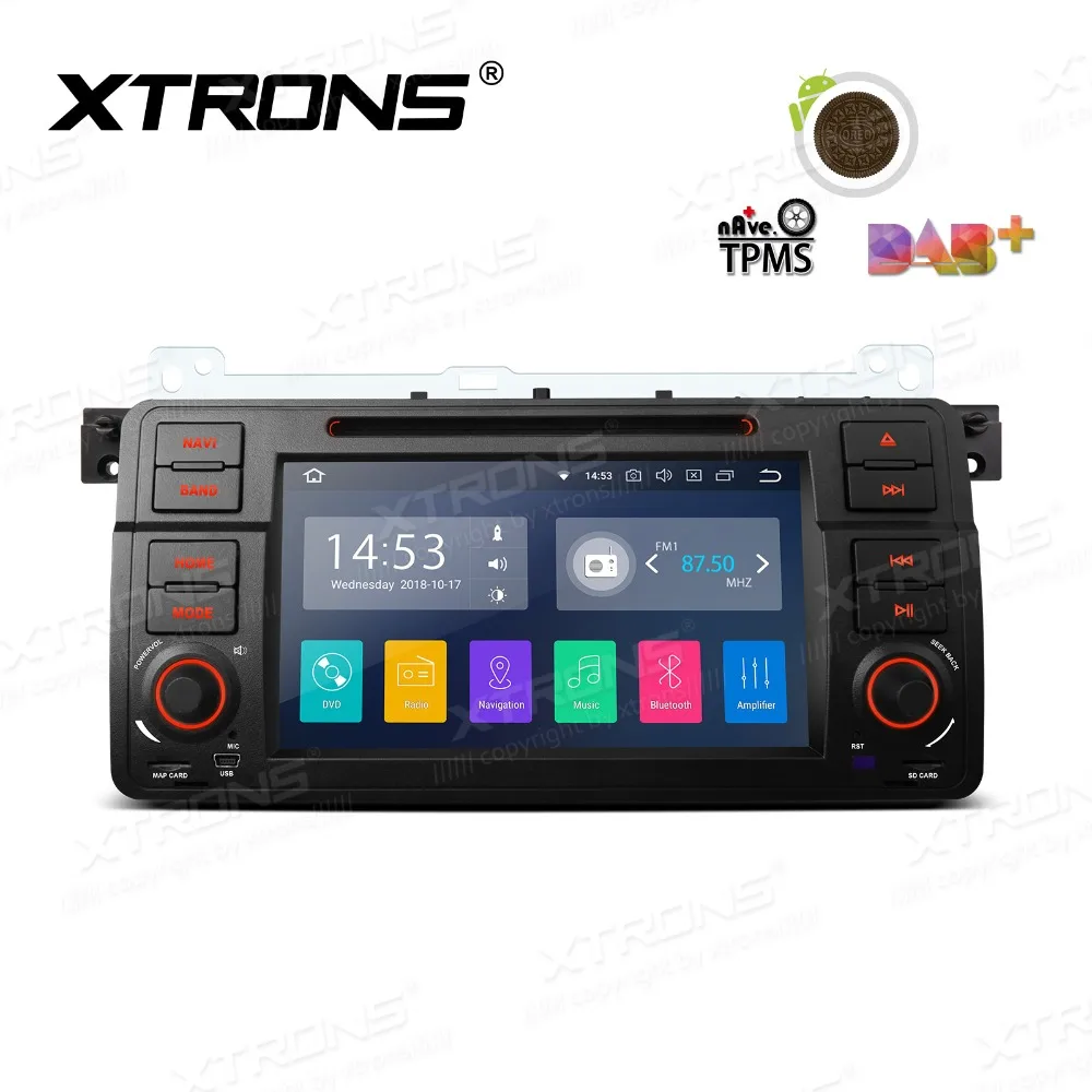 XTRONS 7 &quotAndroid 8 1 автомобильный DVD плеер RDS GPS CANbus WIFI радио для BMW E46 M3 2000 2001 2002 2003 2004 2005