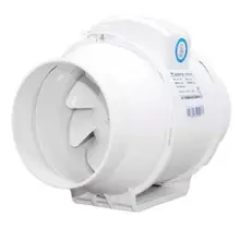 6 дюймов рядный канальный вентилятор пластиковые экстрактор под потолок для ванных комнат, вентиляционная труба вытяжной вентилятор 220 Вт надув turbo Вентилятор 150 мм