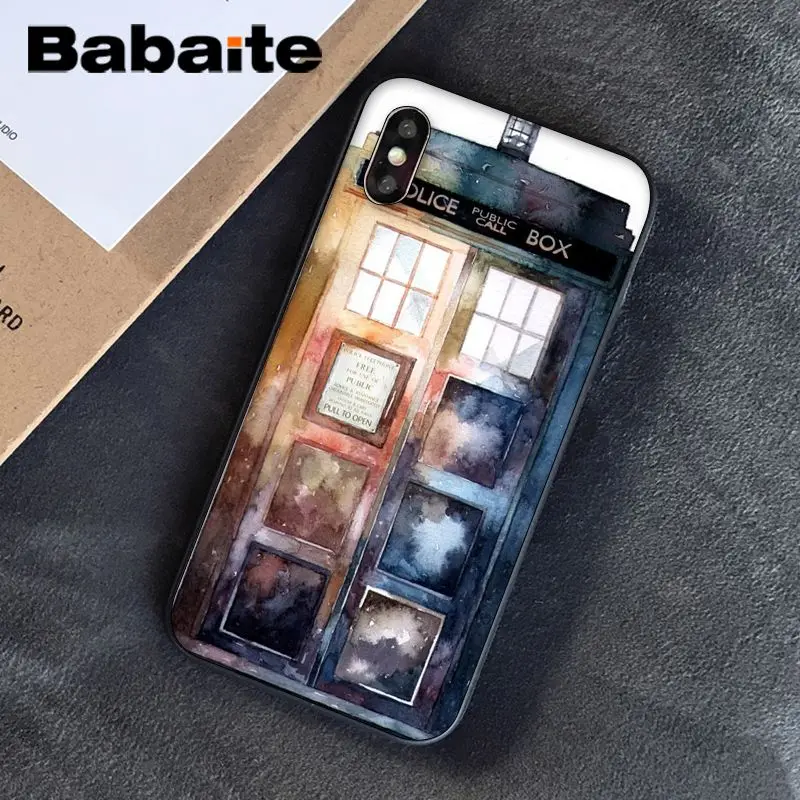 Babaite Tardis Doctor Dr Who Police Box Новинка чехол для телефона Fundas чехол для Apple iPhone 8 7 6 6S Plus X XS MAX 5 5S SE XR чехол s - Цвет: A14