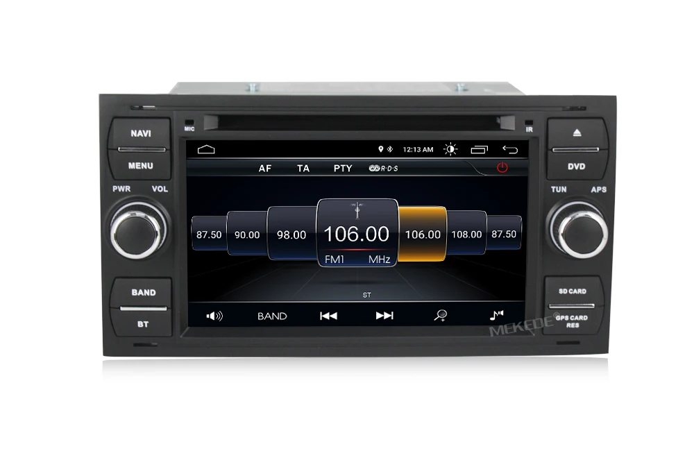 Perfect MEKEDE Pure Android 8.1 Car DVD GPS Navi Player Stereo Radio Audio For Ford Focus 2 Mondeo S C Max Fiesta Galaxy Connect With 15