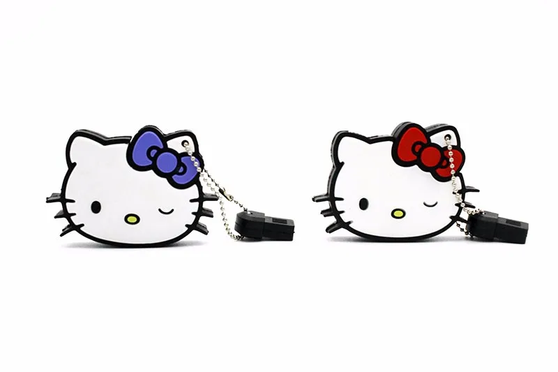 SHANDIAN,, милый USB флеш-накопитель hello kitty, 4 ГБ, 8 ГБ, 16 ГБ, 32 ГБ, 64 ГБ, флеш-карта, usb-флешка Kitty Cat, usb-флешка с рисунком котенка, u-диск