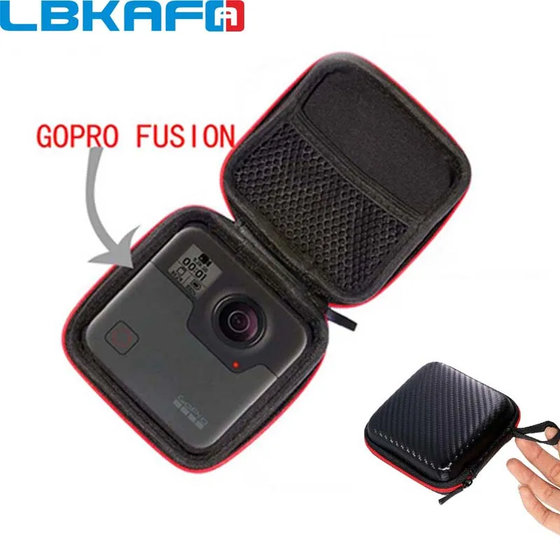 

LBKAFA Portable Carry Case Accessory Anti-shock Box Storage Bag for Gopro Fusion For Xiaomi mijia 360 Degree Panoramic Camera