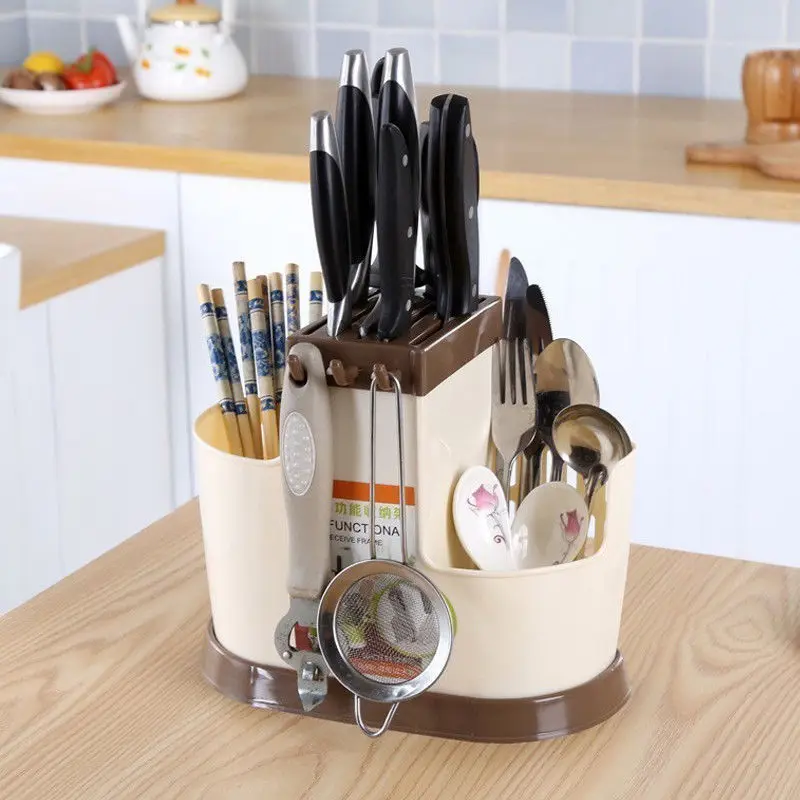 

Multi-functional Kitchen Storage Organizer Holder Rack For Chopsticks Tableware