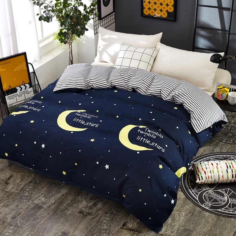 Moon Good Night Duvet Cover 1pc Polyester Cotton Adult Kids Quilt