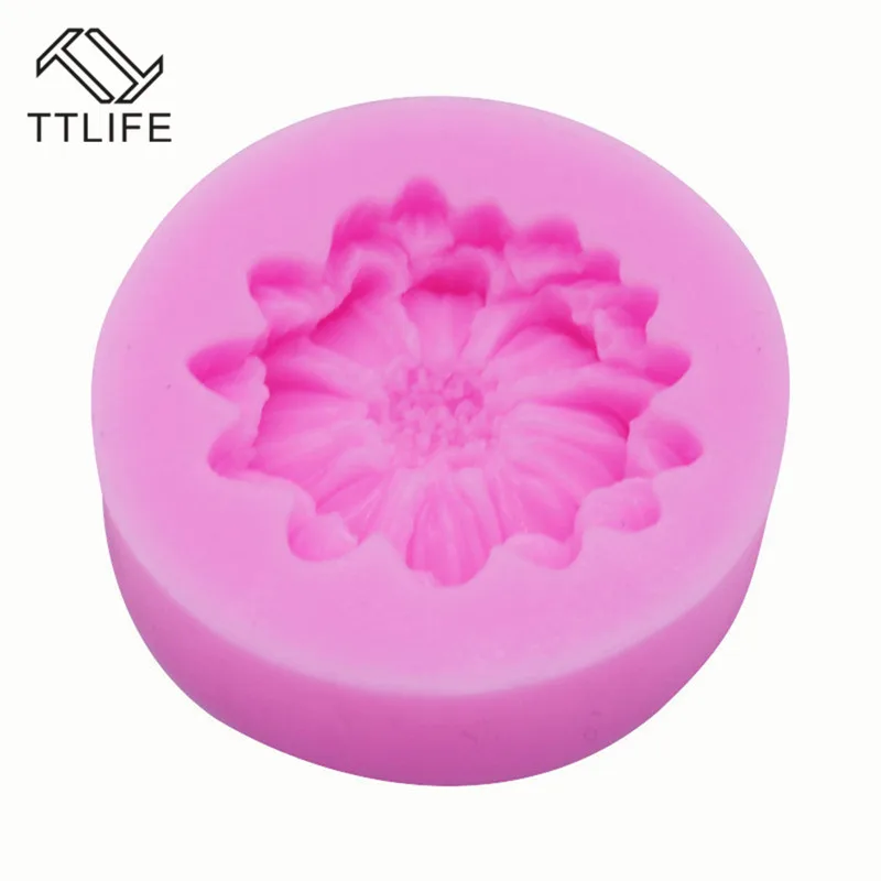 TTLIFE 3D Цветочные силиконовые формы для мастики торта конфет шоколада сахарного