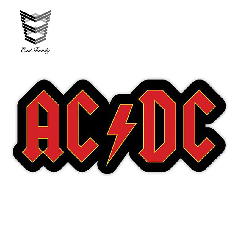 EARLFAMILY 13 см X 5,8 см ACDC AC DC Музыка Стикеры виниловая наклейка Забавный автомобиль Стикеры s Наклейка для автомобиля грузовик окно бампер