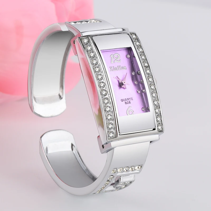 Relógio Bracelete de Diamantes de Luxo Assistir