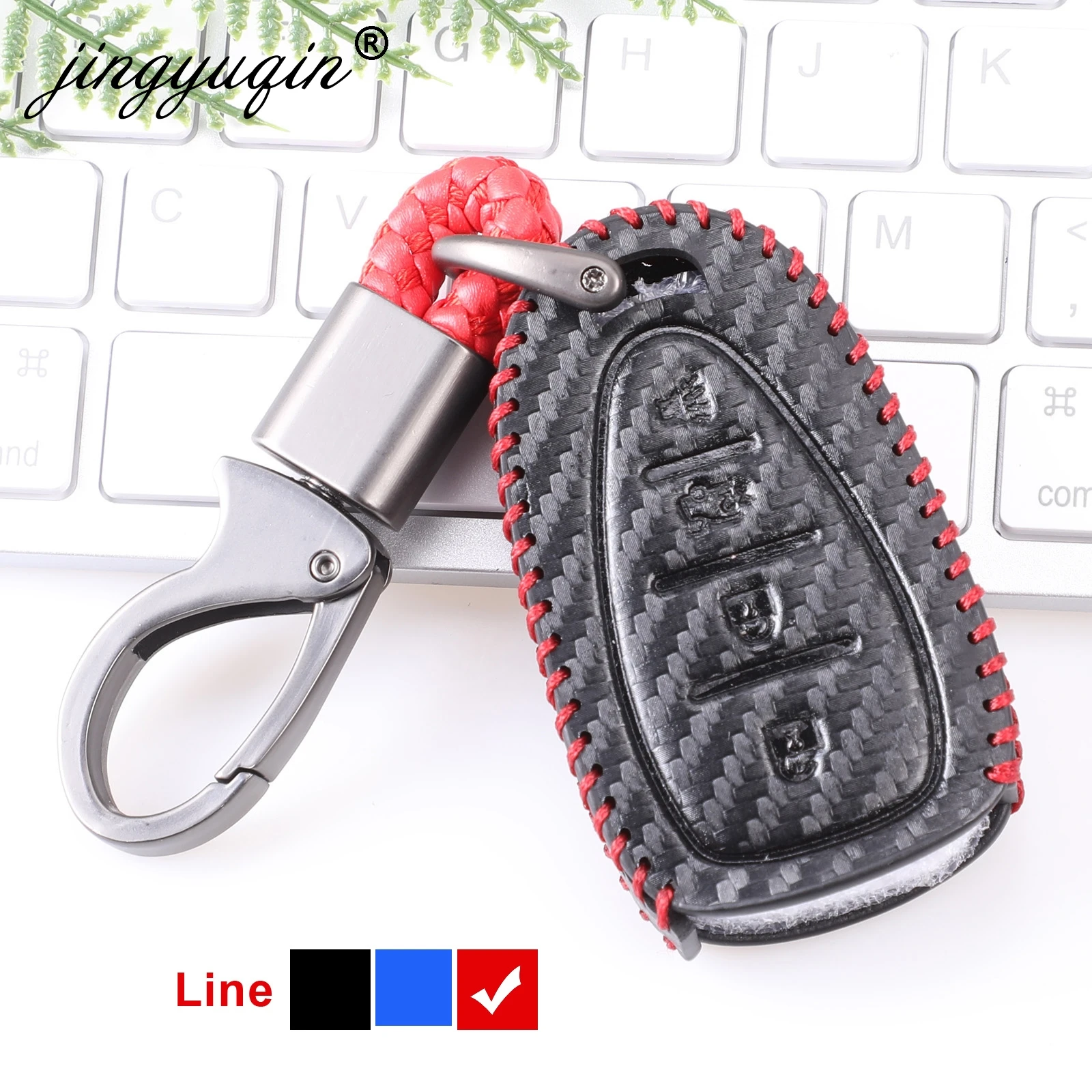Carbon Styling Leather Car Key Case For Chevrolet Cruze Malibu Spark Sonic Impala Equinox Volt Trax Camaro Remote Fob Cover | Автомобили и
